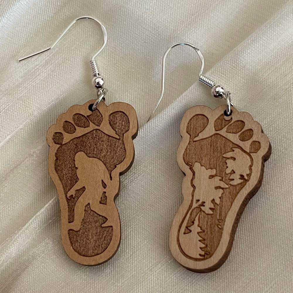 Bigfoot Earrings